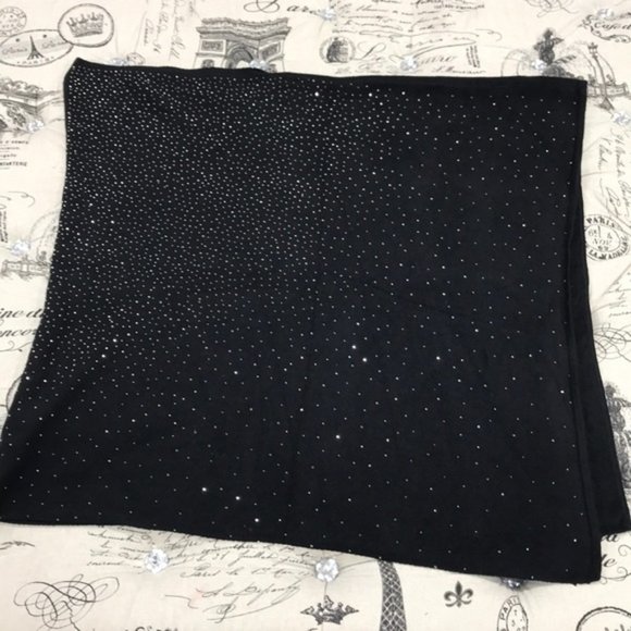 La Fiorentina Embellished Rhinestone Poncho - Picture 3 of 7